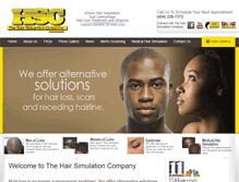 Tablet Screenshot of hairsimulation.com